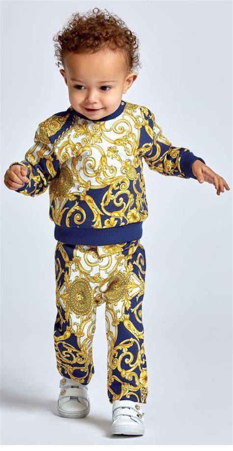 baby boy versace outfit|designer toddler clothes for boys.